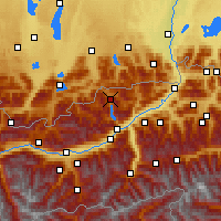 Nearby Forecast Locations - Achensee - Carte