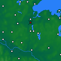 Nearby Forecast Locations - Baie de Lübeck - Carte
