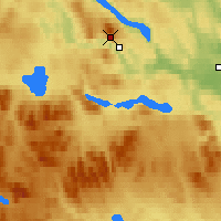 Nearby Forecast Locations - Jämtland - Carte