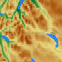Nearby Forecast Locations - Skibotn - Carte