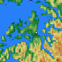 Nearby Forecast Locations - Skomvaer Fyr - Carte