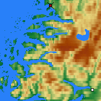 Nearby Forecast Locations - Reipå - Carte
