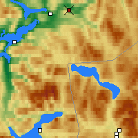 Nearby Forecast Locations - Storforshei - Carte