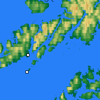 Nearby Forecast Locations - Stokmarknes - Carte