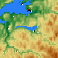 Nearby Forecast Locations - Kvithammer - Carte