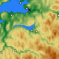 Nearby Forecast Locations - Værnes - Carte