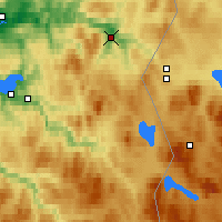 Nearby Forecast Locations - Meråker - Carte