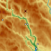 Nearby Forecast Locations - Venabu - Carte