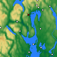 Nearby Forecast Locations - Asker - Carte