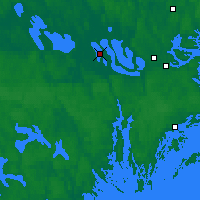 Nearby Forecast Locations - Adelsö - Carte