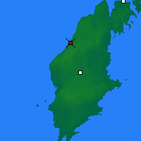 Nearby Forecast Locations - Visby - Carte