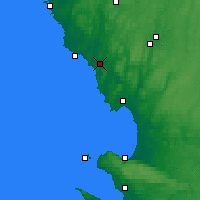 Nearby Forecast Locations - Broen - Carte