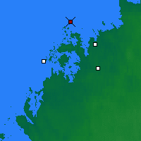 Nearby Forecast Locations - Kokkola Tankar - Carte