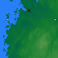 Nearby Forecast Locations - Vaasa - Carte