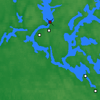 Nearby Forecast Locations - Tampere Harmala - Carte