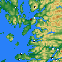 Nearby Forecast Locations - Île de Skye - Carte