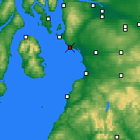 Nearby Forecast Locations - Ardrossan - Carte