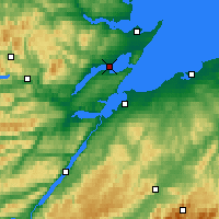 Nearby Forecast Locations - Cromarty - Carte
