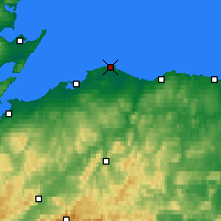 Nearby Forecast Locations - Lossiemouth - Carte