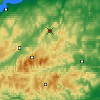 Nearby Forecast Locations - Glenlivet - Carte