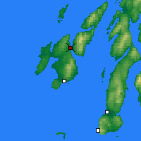 Nearby Forecast Locations - Port Askaig - Carte