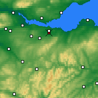Nearby Forecast Locations - Ingliston - Carte