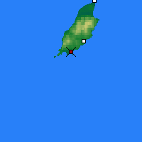 Nearby Forecast Locations - Île de Man - Carte