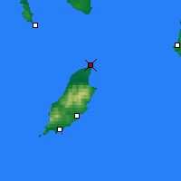 Nearby Forecast Locations - Point of Ayre - Carte