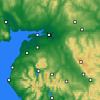 Nearby Forecast Locations - Brampton - Carte