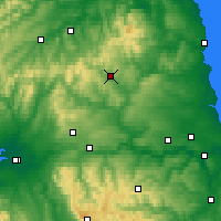 Nearby Forecast Locations - Northumberland - Carte