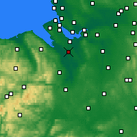 Nearby Forecast Locations - Chester - Carte