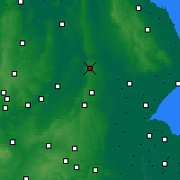 Nearby Forecast Locations - Lincoln - Carte