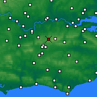 Nearby Forecast Locations - Croydon - Carte
