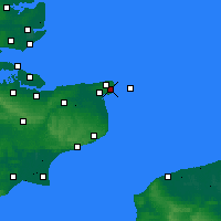 Nearby Forecast Locations - Ramsgate - Carte