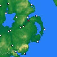 Nearby Forecast Locations - Belfast - Carte