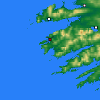 Nearby Forecast Locations - Île de Valentia - Carte