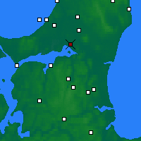 Nearby Forecast Locations - Aalborg - Carte
