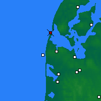 Nearby Forecast Locations - Thyborøn - Carte