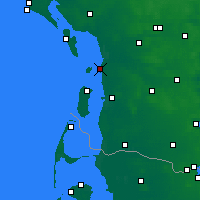 Nearby Forecast Locations - Vester Vedsted - Carte