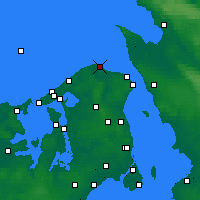Nearby Forecast Locations - Nakkehoved - Carte