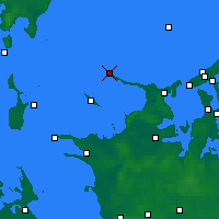 Nearby Forecast Locations - Gniben Point - Carte
