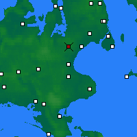 Nearby Forecast Locations - Roskilde - Carte