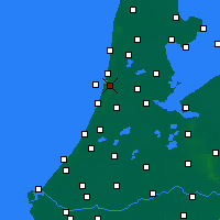 Nearby Forecast Locations - IJmuiden - Carte