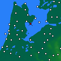 Nearby Forecast Locations - Wijdenes - Carte