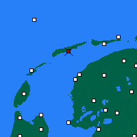 Nearby Forecast Locations - Terschelling - Carte