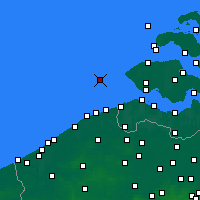 Nearby Forecast Locations - Vlakte van de Raan - Carte