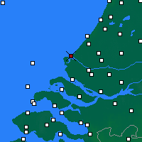 Nearby Forecast Locations - Hoek van Holland - Carte