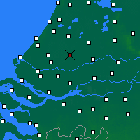 Nearby Forecast Locations - Gouda - Carte