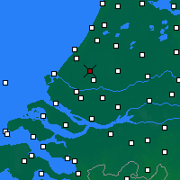 Nearby Forecast Locations - Delft - Carte