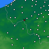 Nearby Forecast Locations - Wevelgem - Carte